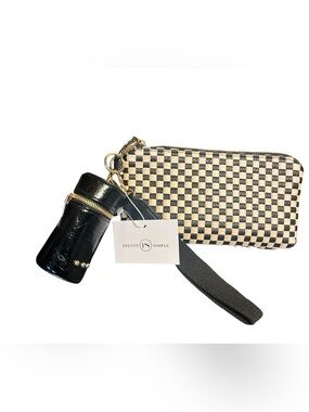 NWT Pretty Simple Brand Wristlet & Lipstick Holder